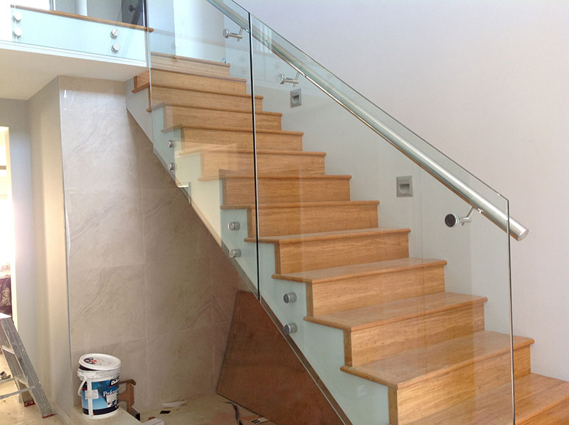 Internal Glass Balustrading Perth Glass Stairway Balustrade